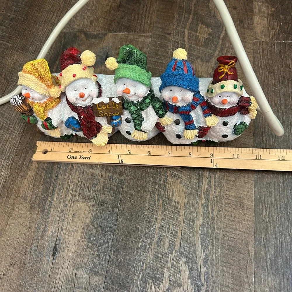 Stanley Christmas Snowman Family 6-Outlet Power Strip Cover Let It Snow Decor